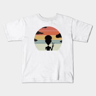 Peace Alien Kids T-Shirt